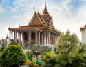 The Silver Pagoda or Wat Preah Keo, Wat Ubosoth Ratanaram or Preah Vihear Preah Keo Morakot is located on the south side of the Royal Palace, Phnom Penh. Silver Pagoda, Royal Palace, Phnom Penh, Attractions in Cambodia.