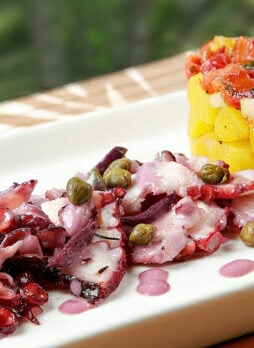 Fresh ceviche in Lima, Peru