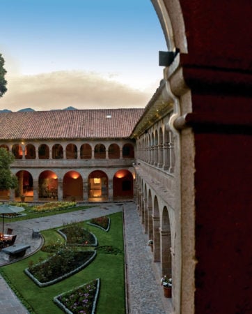 Exterior shot of Hotel Monasterio, Peru, Cusco