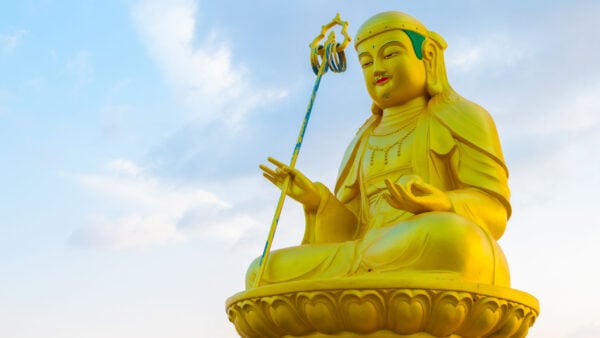 Buddha statue at Haedong Yonggungsa Temple in Busan, Korea