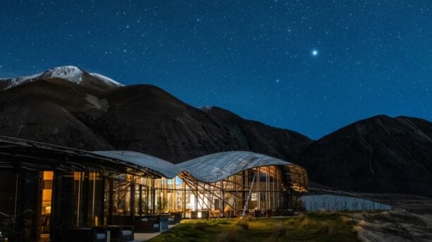 Stargazing at the Lindis hotel in New Zealand