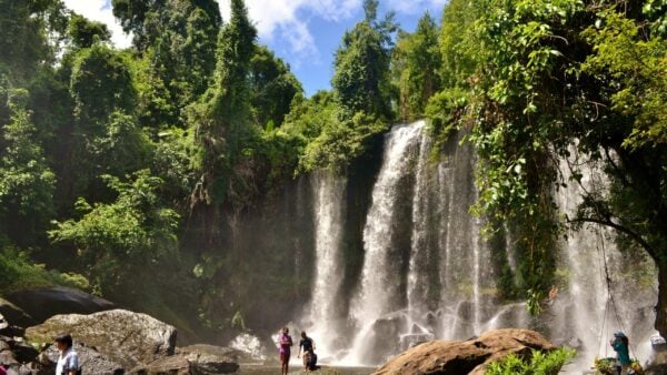 Waterfall in Cambodia