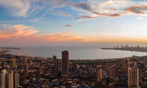 Marine Drive Mumbai Panorama