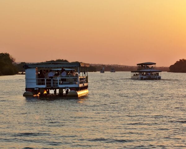 Sunset cruise on the Zambezi