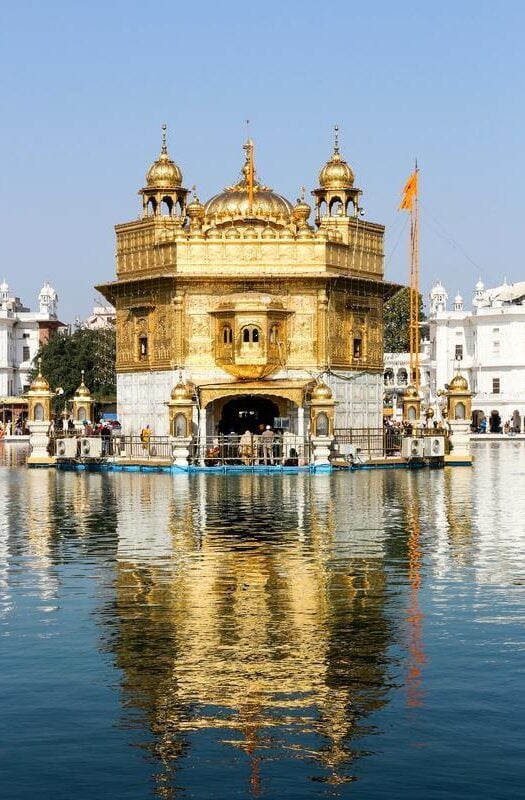 Golden Temple in Amritsar, Punjab, India.