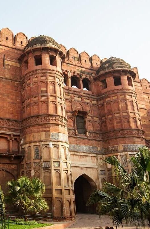 The Agra Fort in Agra