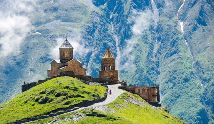 Gergeti Trinity Church in Georgia