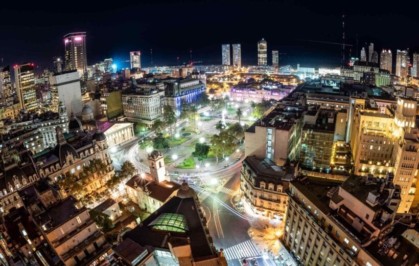 City of Buenos Aires at night