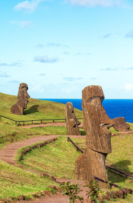 Easter Island Moai at Rano Raraku