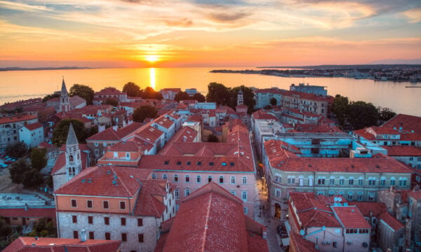 Sonnenuntergang in Zadar