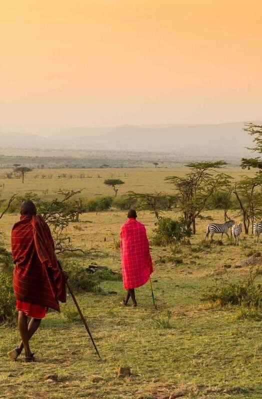 bush walk with Maasai