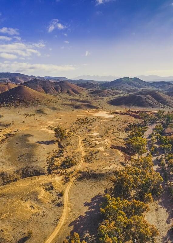 Flinders Ranges mountains in South Australia