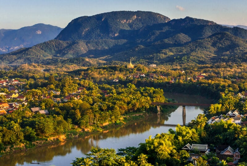 The Mekong River in Luang Prabang, Laos