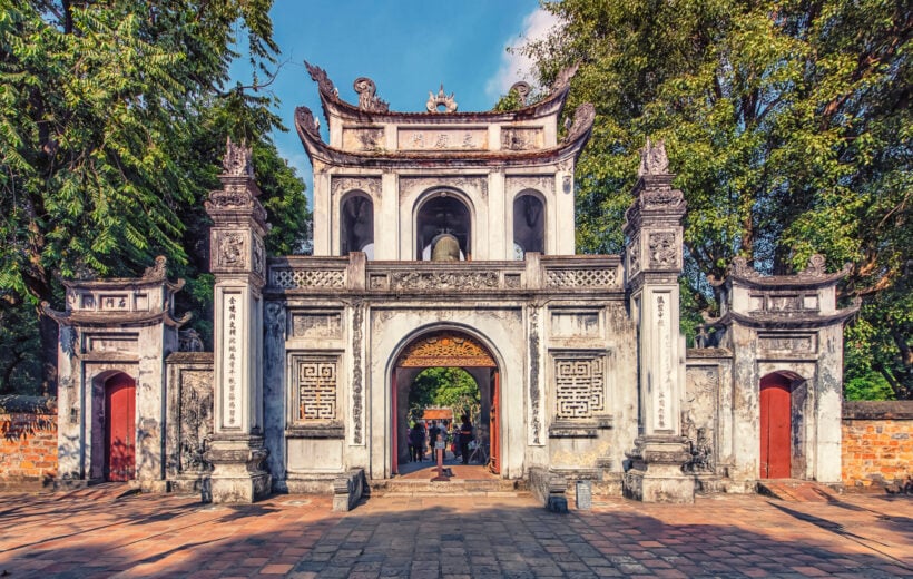 Temple of Literature in Hanoi, Vietnam