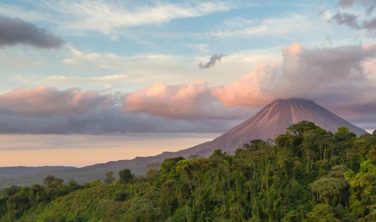 Arenal Volcano at Sunrise