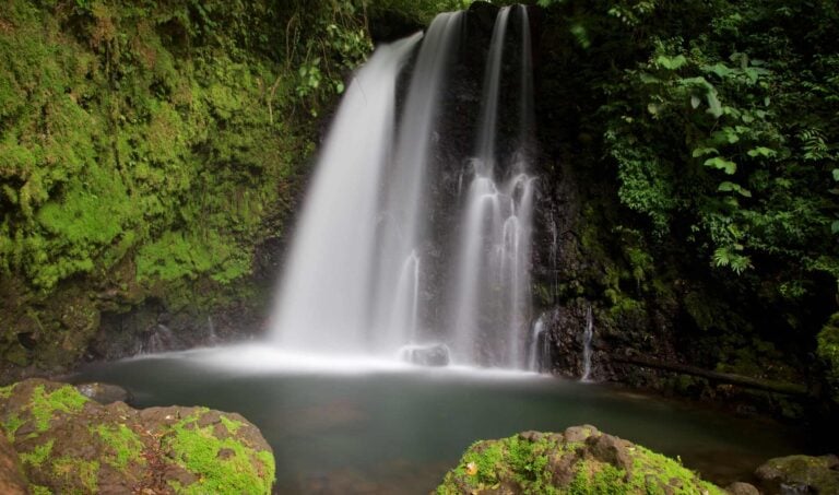 La Danta Waterfall in Costa Rica