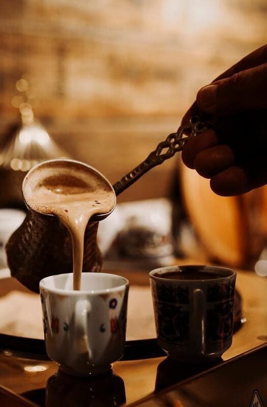 Traditional turkish coffee