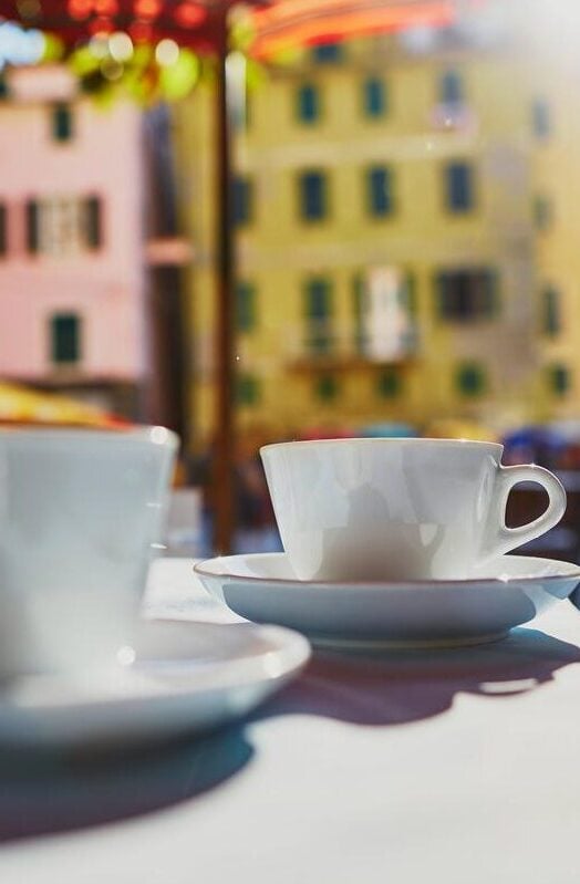 Coffee in Cinque Terre, Italy