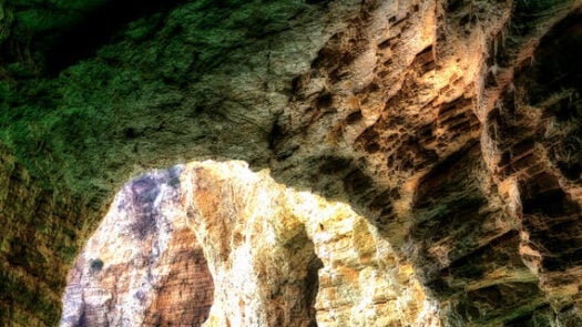 Sea caves in Puglia