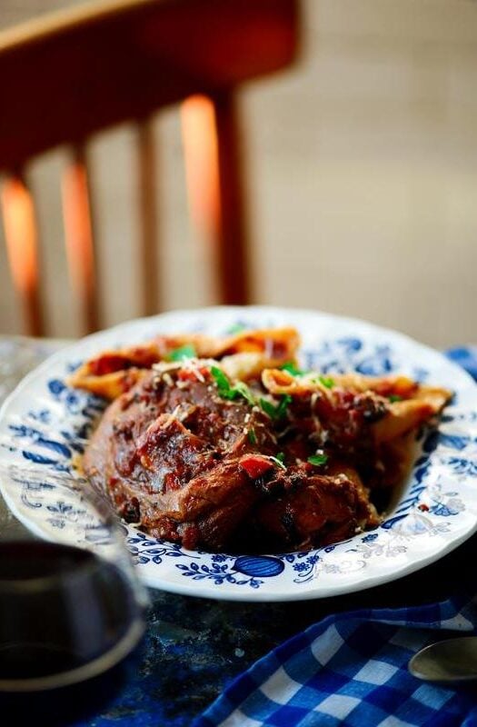 pappardelle with osso buco ragu