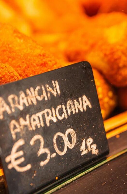 arancini street food Rome