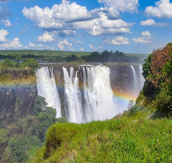 View from the Zimbabwean side of Victoria Falls