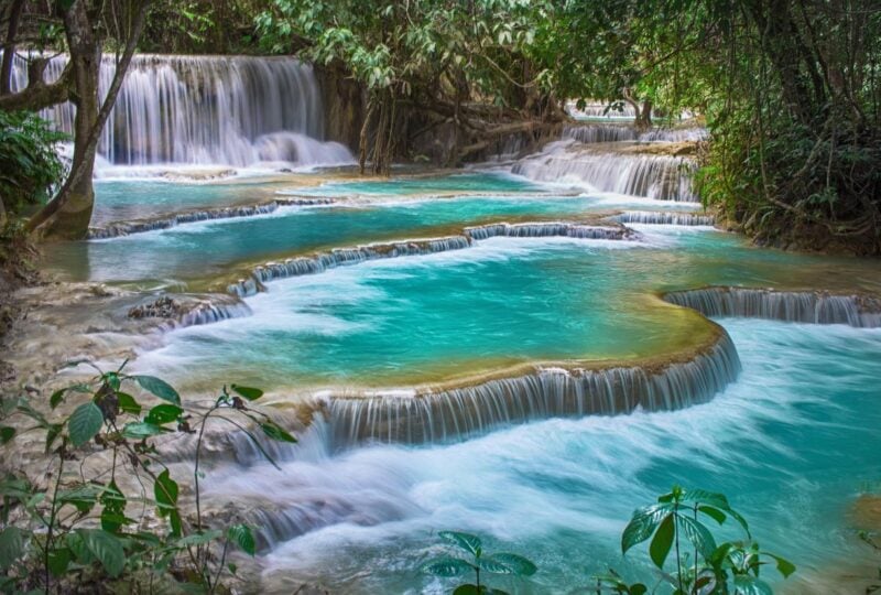 Kuang Si waterfalls, Luang Prabang, Laos