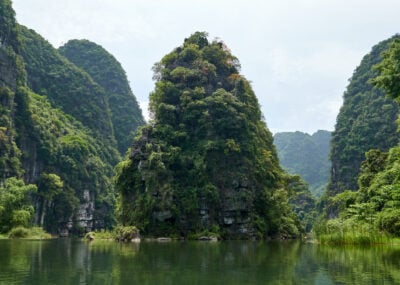 The landscapes of Tam Coc, in Vietnam's Ninh Binh province