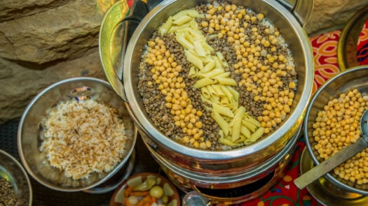 Traditional Egyptian food in Cairo