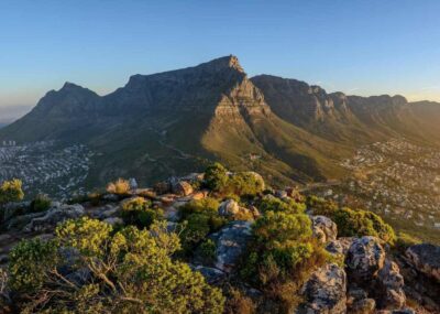 View of Table Mountain in Cape Town, South Africa