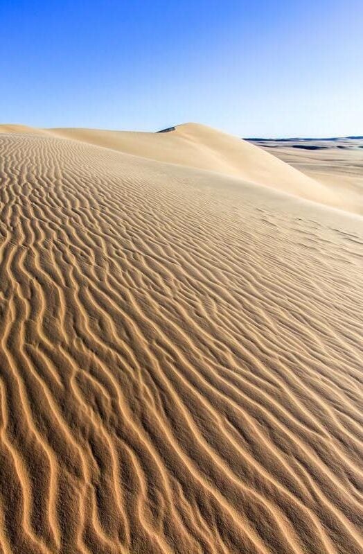 Sand dunes in the Siwa Oasis, Egypt