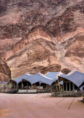 Tents at Hoanib Valley Camp, Namibia