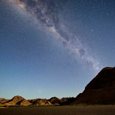 Stargazing at Hoanib Valley Camp, Namibia