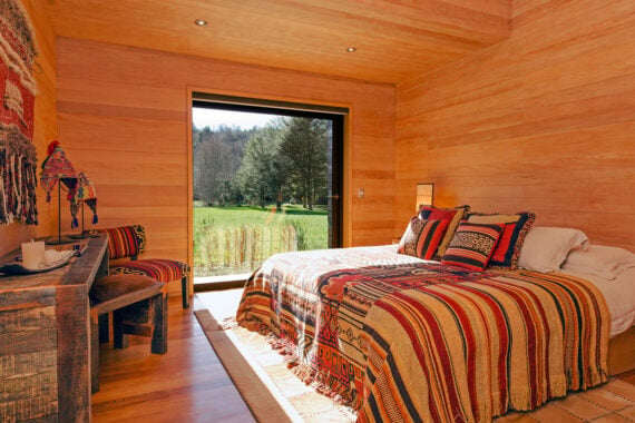 A bedroom at &Beyond Vira Vira in Chile