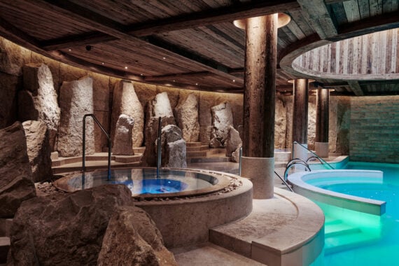 The Six Senses spa at The Alpina in Gstaad, Switzerland