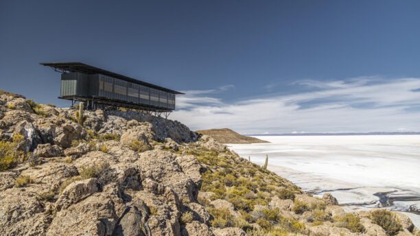 Explora Uyuni lodge in the Salar de Uyuni salt flats, Bolivia