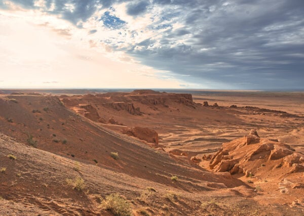 The Gobi Desert in Mongolia