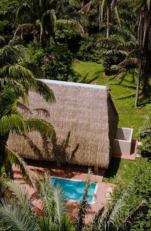 Aerial view of Savanna Orinoquía Lodge, COlombia