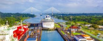 A view of Panama Canal