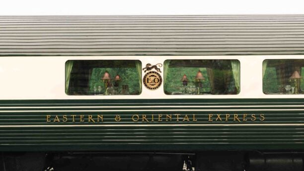 Carriage exterior of the Belmond Eastern and Oriental Express