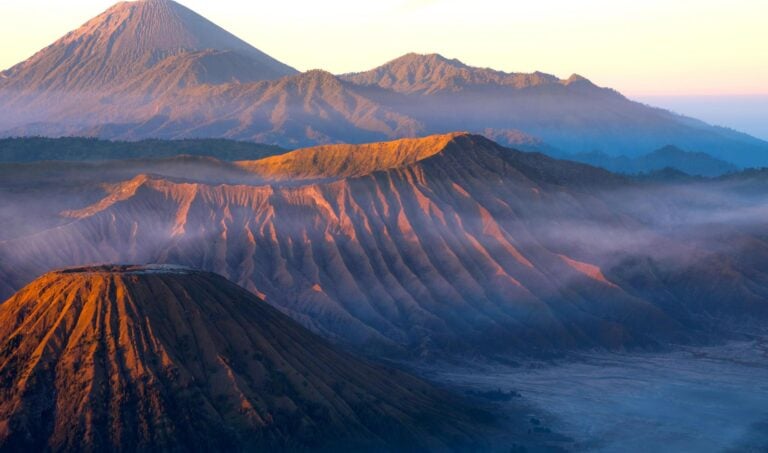 Mountains in Java, Indonesia