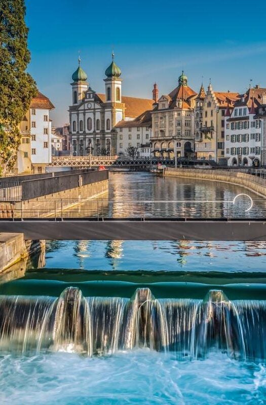 The city of Lucerne in Switzerland