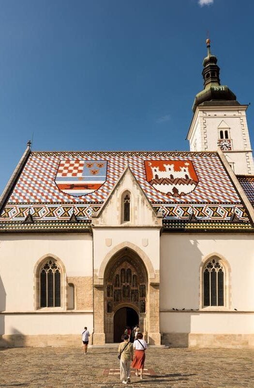 St. Mark's Church in Zagreb, Croatia