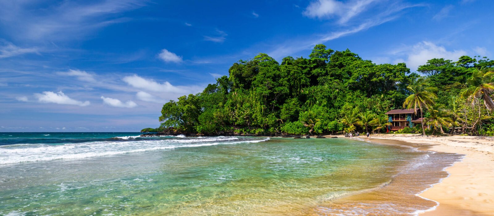 The beautiful Red Frog Beach, Bocas del Toro, Panama