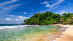 The beautiful Red Frog Beach, Bocas del Toro, Panama