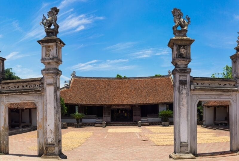 Duong Lam Ancient Village temple, Vietnam