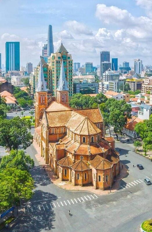 Notre Dame cathedral in Ho Chi Minh City / Saigon, Vietnam