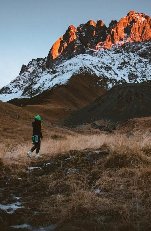 Hiking in Kazbegi National Park, Georgia