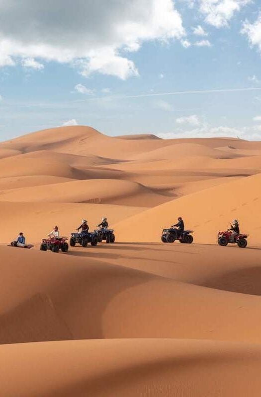 Quadbikes in the Sahara Desert