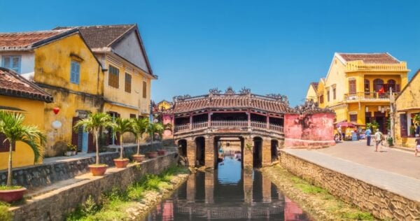 The historic Japanese Covered Bridge, Hoi An, Quang Nam Province, Vietnam